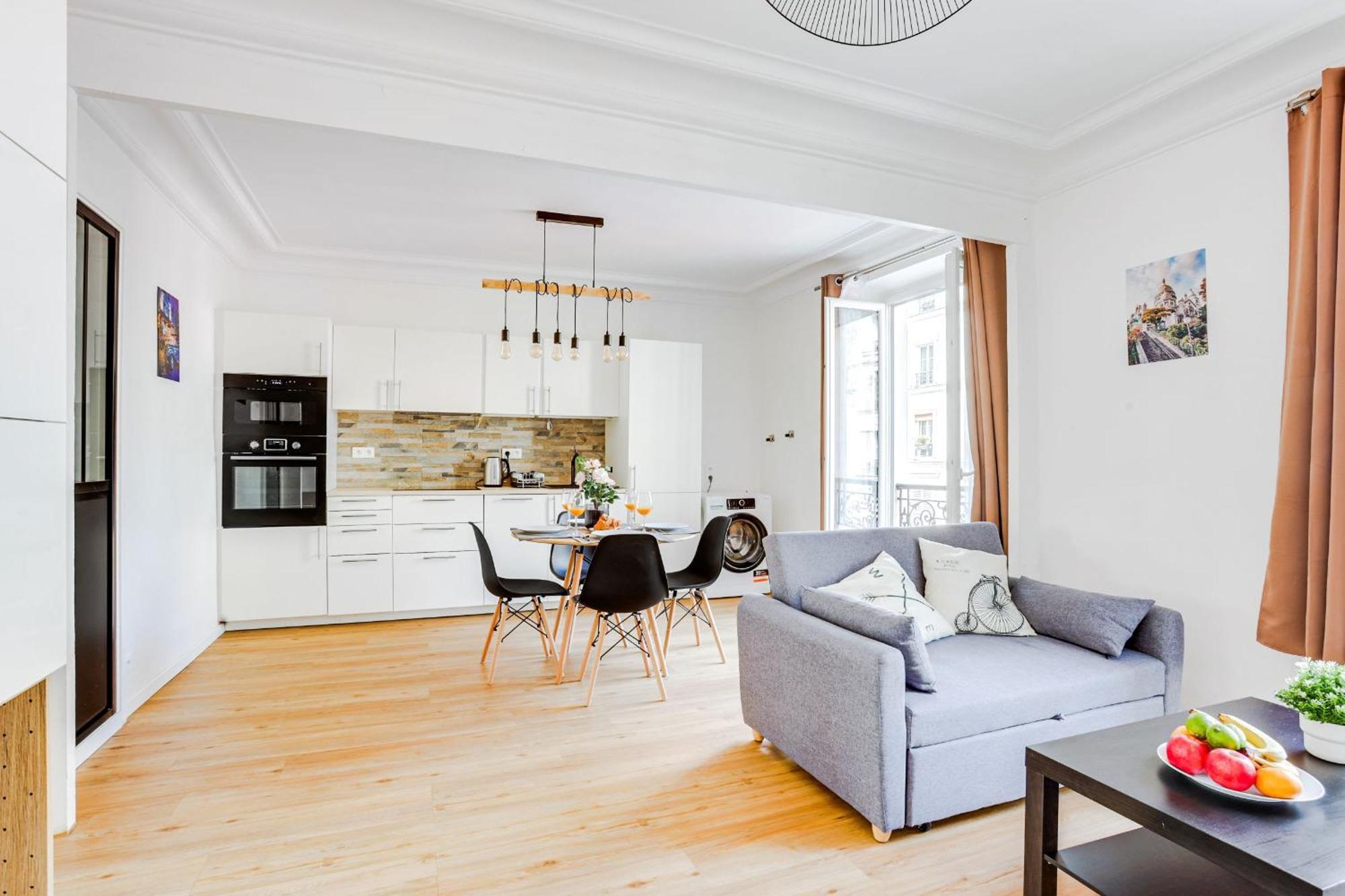 Montmartre & Sacre-Coeur - 2Br - Cityapartmentstay Paris Exteriör bild