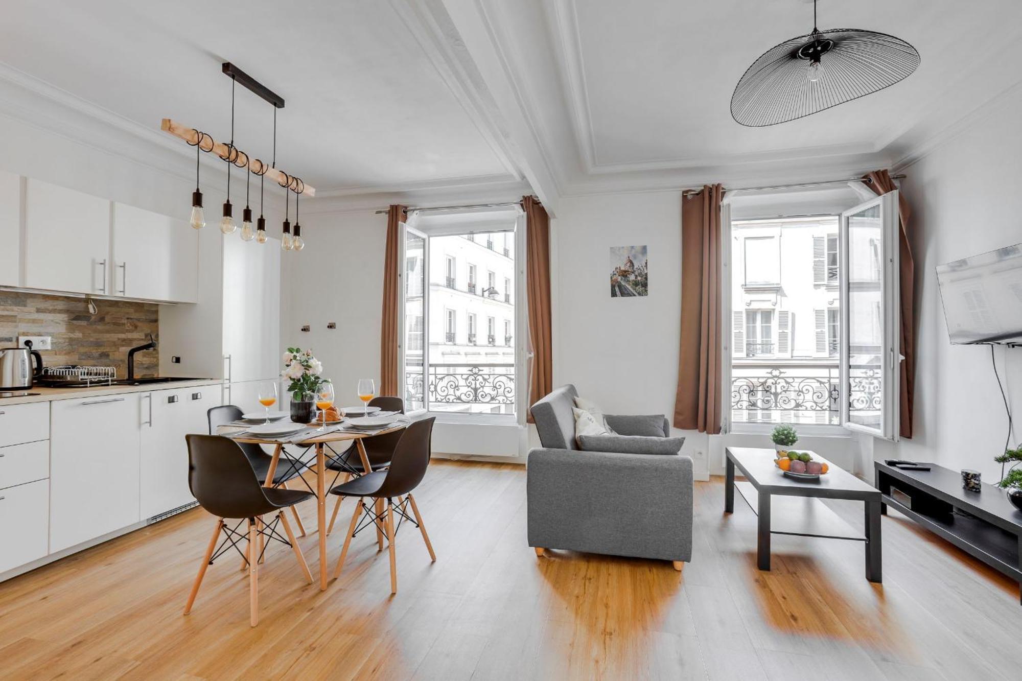 Montmartre & Sacre-Coeur - 2Br - Cityapartmentstay Paris Exteriör bild